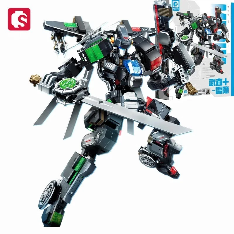 🤖 Transform! SEMBO BLOCK Mecha Warrior—763pcs Robot Bricks Gift - Image 1 of 4
