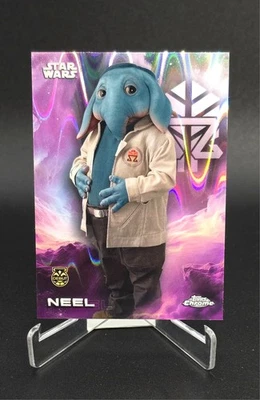 2025 Topps Chrome Star Wars Raywave Refractor #137 Neel - Image 1 of 3