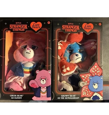 Netflix Stranger Things Care Bears- Cheer Eleven & Grumpy Demogorgan- Selado Novo Na Caixa - Imagem 1 de 2