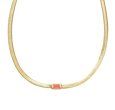 Collar Colgante Kendra Scott Serena Espiga Rosa Nuevo con Etiquetas Foto 1 de 4