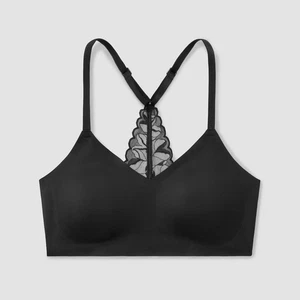 True & Co. Women's Everybody Lace Racerback Bralette size Large - Picture 1 of 3