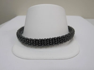 Pulsera de cuerda de caviar de cerámica negra de 18 quilates de plata de ley LAGOS de diseñador Foto 1 de 4