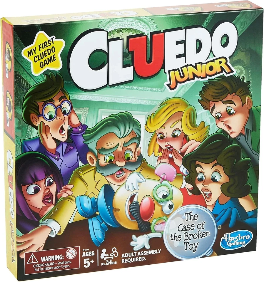 Cluedo Junior Board Game for Kids Ages 5+ Mystery Game with Classic Characters - Image 1 of 2