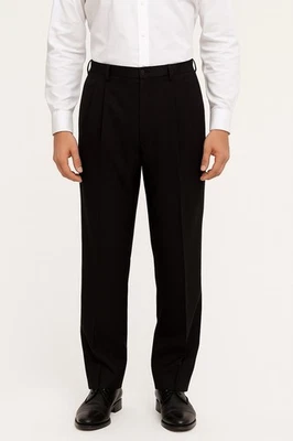 Haggar Men’s Black Dress Pants Size 38 Classic Fit - Image 1 of 4