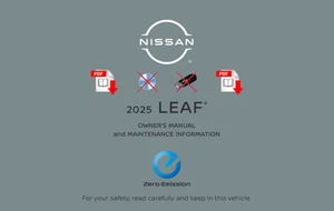 2025 Nissan Leaf Owner's Manual User Guide - Picture 1 of 1