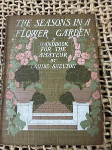 Die Jahreszeiten im Blumengarten von Louise Shelton selten 1906 HB - Bild 1 von 7