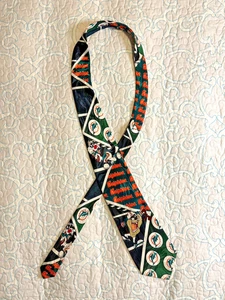 NFL Miami Dolphins Looney Toones Mens 1993 Neck Tie Molto Vintage Sylvester Taz - Picture 1 of 9
