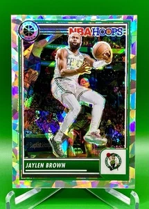 2023-24 Panini NBA Hoops Premium Stock Ice Prizm Jaylen Brown #81 Boston Celtics - Picture 1 of 2