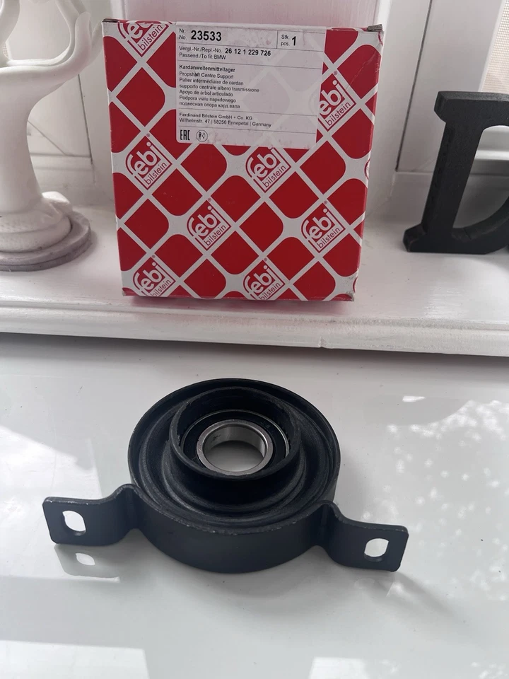 BMW CSB Drive Shaft Support E53 X5 Febi Bilstein 26121229726 (OE Part, NLA NOS) - Image 1 of 4