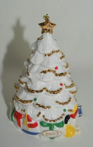 Avon 2003 Holiday Treasures Porcelain Christmas Tree Ornament - Picture 1 of 5