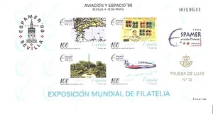 España: 1996; Lujo a prueba no 12 aviación y espacio, XF; Perfecto. EBES072 - Imagen 1 de 2
