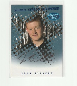 2004 Fleer American Idol John Stevens Autograph Auto