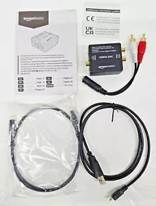 192 KHZ Digital Optisches Koax zu Analog Stereo Audio L/R Konverter - Bild 1 von 7