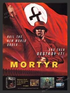 1999 Mortyr "Hail the New World Order" Video Game Print Advertisement - Picture 1 of 1