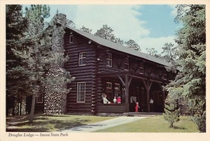 Postal MN: Douglas Lodge, Itasca State Park, Minnesota, 4x6 - Imagen 1 de 2