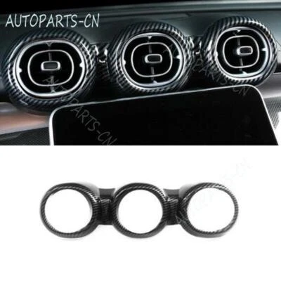 Cubierta de ventilación de salida de aire central de carbono ABS para Mercedes-Benz GLC 260 300 23 Foto 1 de 4