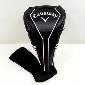 Callaway FT Optiforce Golf Club Driver Wood Head Cover Black White Red OEM - Picture 1 of 6