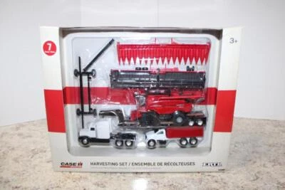 NIP 2019 Ertl Case IH  9250 Combine Harvesting 7pc Set 1/64 Scale #44165 - Image 1 of 4