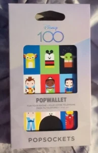 Disney 100th Anniversary Characters Pop Wallet PopSockets Grogu Woody New 2023!! - Picture 1 of 4