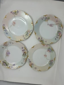 Antique Haviland Limoges France Set of 4 Dinner Plates 9.5" - Picture 1 of 6