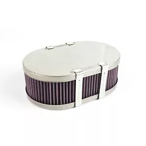 Weber DCOE Dellorto DHLA carb stainless air filter cleaner 63mm deep - Picture 1 of 3