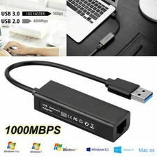 for nintendo Switch Wii/PC USB 3.0 1000Mbps LAN Adapter Network Ether Sale