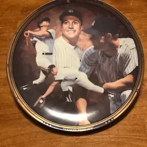 Mickey Mantle #7 “Yankee Forever” Sports Impressions Collectible Plate #1808 - Picture 1 of 10