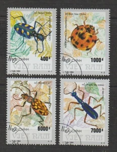 Estampillas de Vietnam 1994 insectos Scott # 2523-2526 Cto NH - Imagen 1 de 1