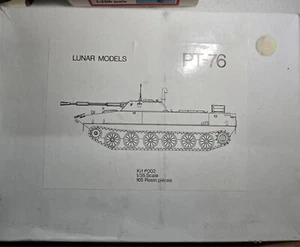 Modelo lunar 1/35 PT-76 (se vende tal cual) - Imagen 1 de 2