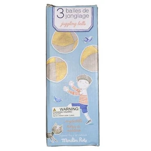 3 Stück Classic Moulin Roty Entertainment Jonglierbälle Spielzeug für Kinder - Bild 1 von 7