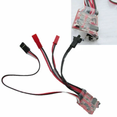 10A ESC Brush Motor Speed Controller Bi-directional für WPL B1 B24 C14 RC Auto - Bild 1 von 4