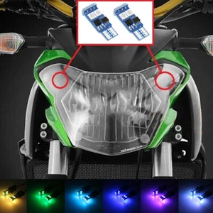 For Kawasaki Z650 Z series PRO KRT RGB Headlight Pilot Park Light T10 LED Bulbs - Picture 1 of 7