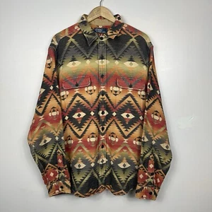 Vintage Polo Ralph Lauren Over Shirt, Aztec Rare Navajo, RRL, Thick, Mens XXL - Picture 1 of 9
