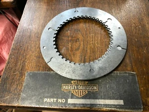 HARLEY XL  MADE IN USA SET OF 7 STEEL CLUTCH PLATES 4 SPEED 1957-1970 ONLY BOX2 - Picture 1 of 9