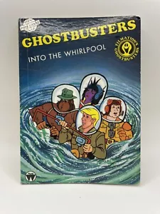 FILMATION GHOSTBUSTERS WHIRLPOOL mini world VINTAGE BOOK 80s Very Rare Sci Fi - Picture 1 of 2