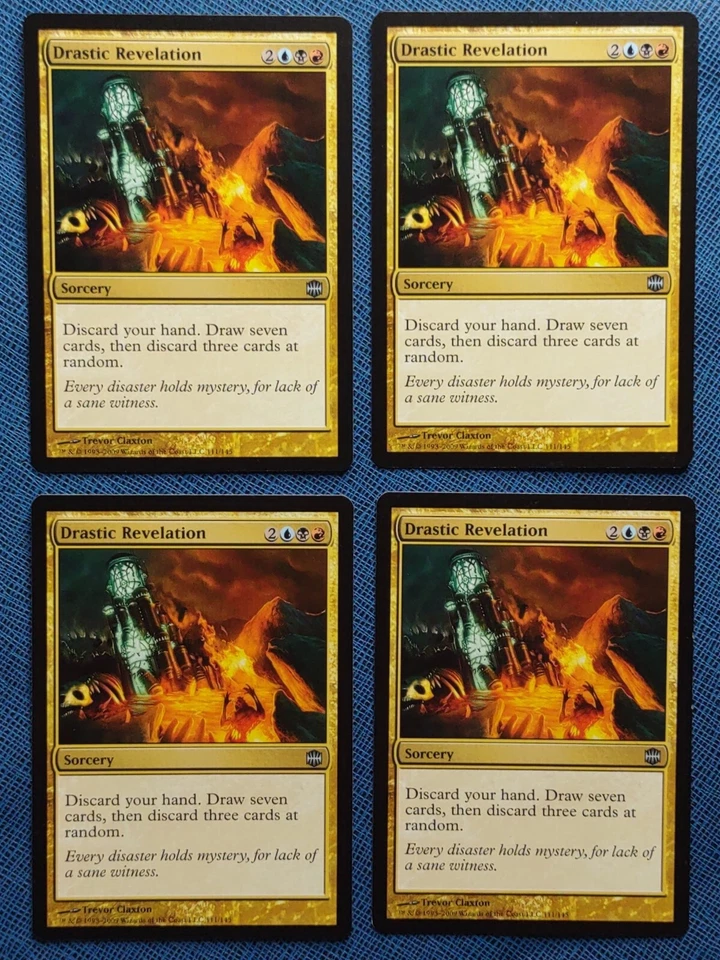 MTG 4x Drastic Revelation x4 LP Alara Reborn Magic the Gathering Playset - Image 1 of 1