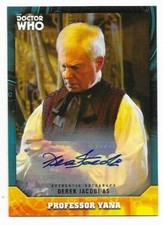 2017 Doctor Who Signature Series autograph Derek Jacobi blue