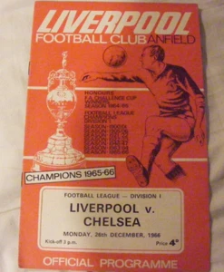 1966 1967 LIVERPOOL V CHELSEA - Picture 1 of 1