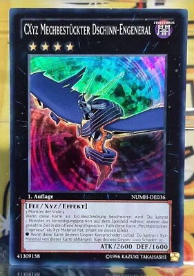 遊戲王 YuGiOh - CXyz Mechbestückter Dschinn-Engeneral - SR - Number Hunters - DE/NM - Bild 1 von 3