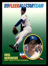 1989 Fleer Orel Hershiser  All-Stars  #7 Los Angeles Dodgers