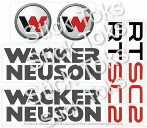 Wacker Neuson RTSC2 Half Decal Sheet - 6mil total & laminiert - Bild 1 von 1