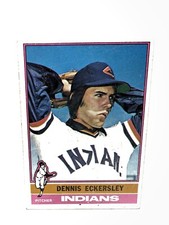 1976 Topps - #98 Dennis Eckersley (RC) Cleveland Indians