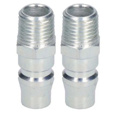 1/4" JPN NPT 4 Pieces Male thread pneumatic air hose quick coupler Foto 1 de 4