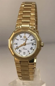 RELOJ DE PULSERA DE SEÑORA BAUME & MERCIER RIVIERA 18 QUILATES ORO AMARILLO ¡¡¡CON CAJA!!!¡! - Imagen 1 de 7