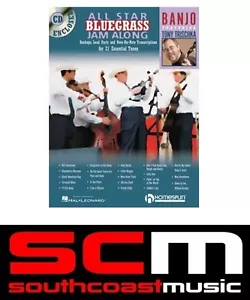 ALL STAR BLUEGRASS JAM ALONG FOR BANJO BOOK w CD Tony Trischka Darol Anger - Picture 1 of 1