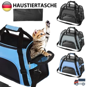 Hundetransportbox Hundebox Hundetasche Katzenbox Autotransportbox Faltbar Neu - Bild 1 von 15