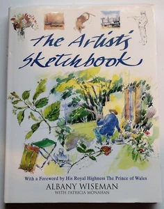 The Artist's Sketchbook Albany Wiseman Drawing Book How-to HCDJ 2000 Vtg - Picture 1 of 4
