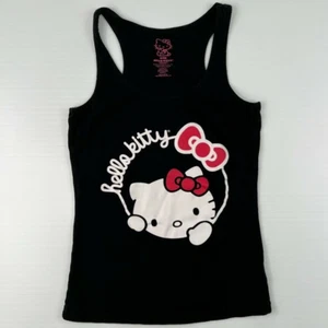 Hello Kitty Tank Girl Small Sleeveless Shirt Japan Sleepwear Spell Out Top Core - Picture 1 of 11