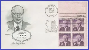 USA3 #1161 U/A ARTMASTER FDC PB4 Sen. Robert A. Taft - Picture 1 of 1