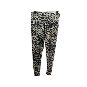 Cheetah Print. Tan Black High Rise Leggings XS Activewear - Picture 1 of 4